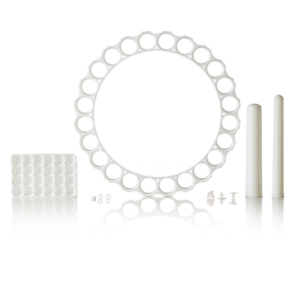 قطعات تفلون PTFE سفید: رینگ سوراخ‌دار و قطعات ماشین‌کاری شده برای آب‌بندی صنعتی، عایق‌کاری و ساخت قطعات سفارشی