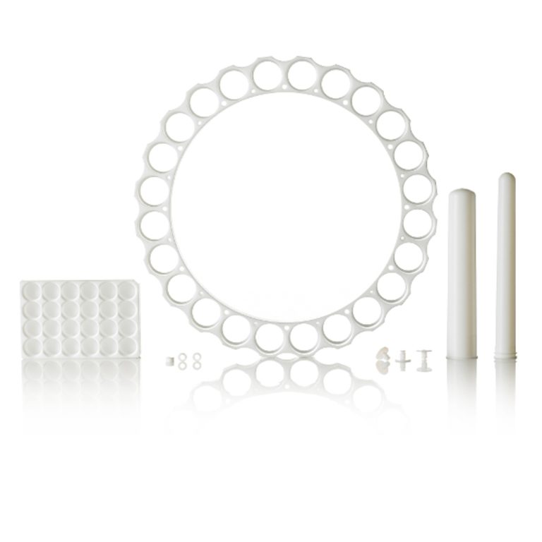 قطعات تفلون PTFE سفید: رینگ سوراخ‌دار و قطعات ماشین‌کاری شده برای آب‌بندی صنعتی، عایق‌کاری و ساخت قطعات سفارشی