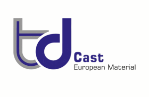 لوگو TD Cast European Material؛ تأمین مواد مهندسی اروپایی برای قطعات صنعتی و آب‌بندی (PTFE، پلی‌آمید، پلی‌استال)